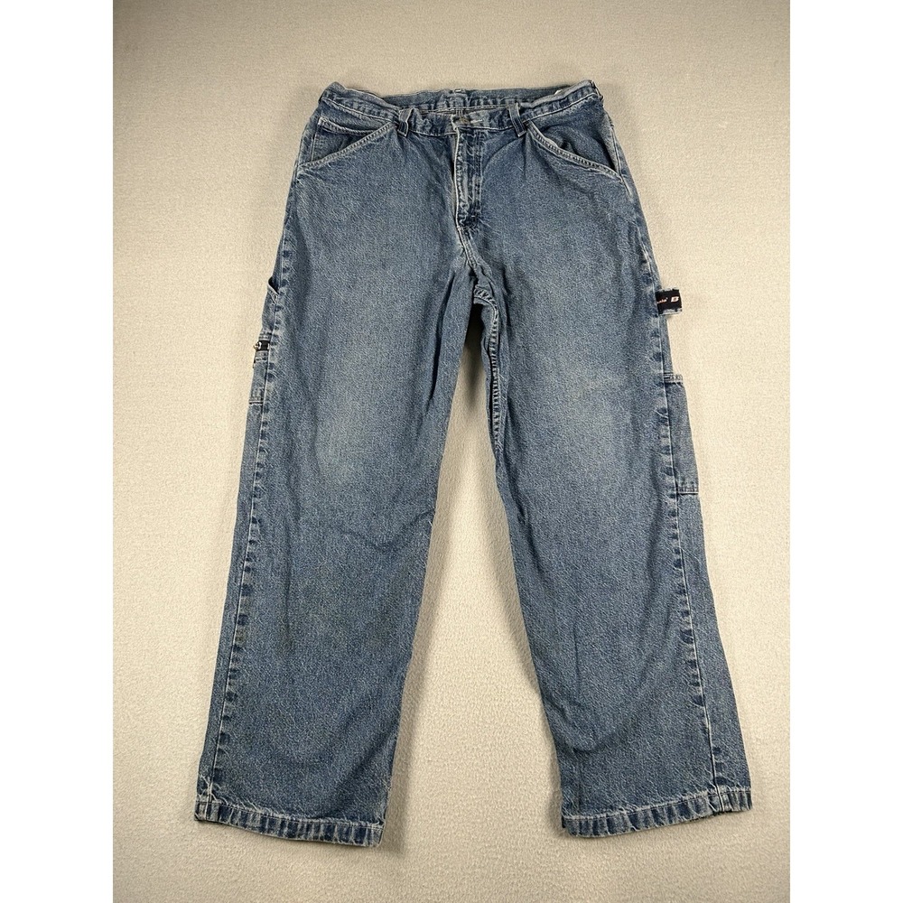 VTG Y2K Brittania baggy carpenter skater punk grunge jeans size 33x29